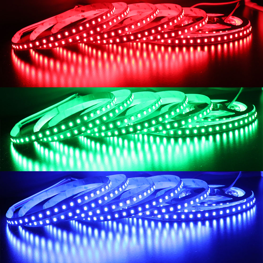 Color Changing RGBCCT 5in1 5050 LED Lights - 12mm 24V LED Strip Light - 96LEDs/m